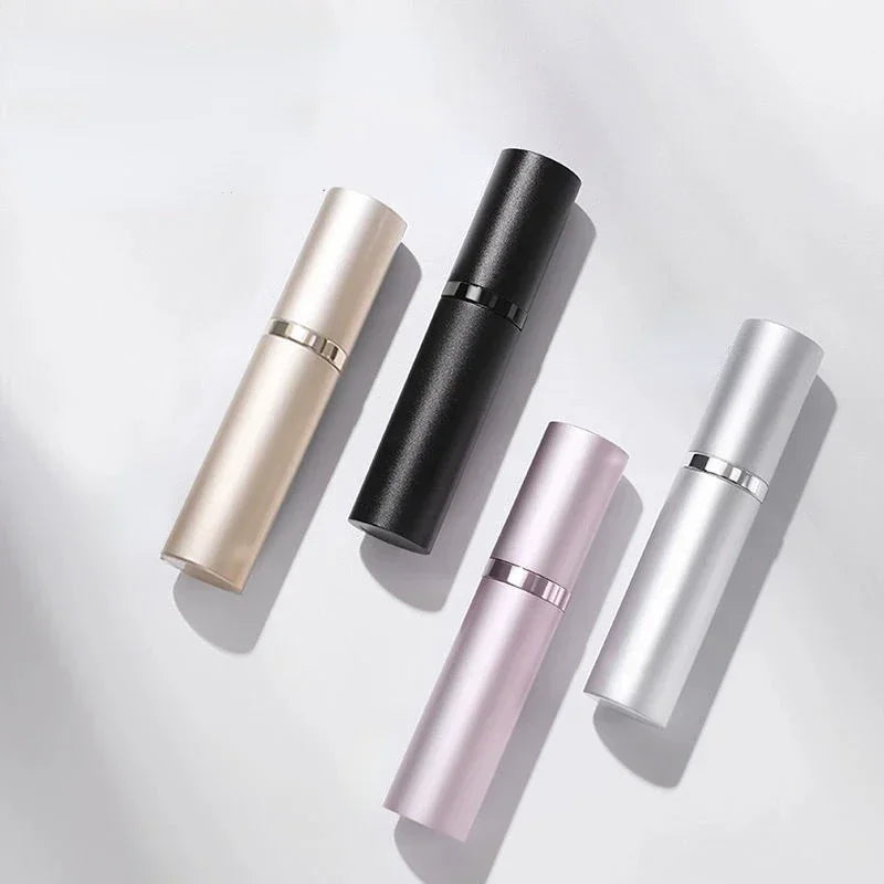 Refillable cologne and perfume containers for travel