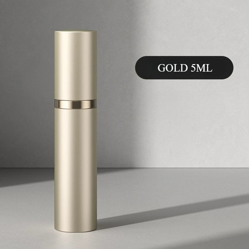 Refillable cologne and perfume containers for travel